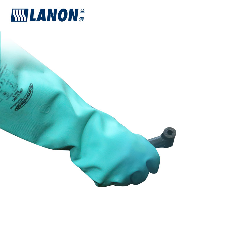 LANON蘭浪SR145加厚加長丁腈防化手套圖片4 LANON蘭浪SR145加厚加長丁腈防化手套圖片4