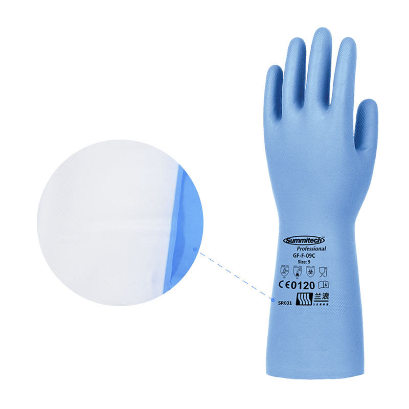 LANON蘭浪SR031食品級耐酸堿丁腈手套圖片4
