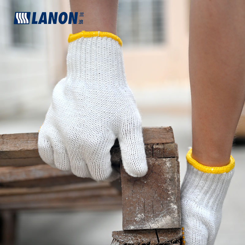 LANON蘭浪H601PVC點(diǎn)塑勞保手套圖片4