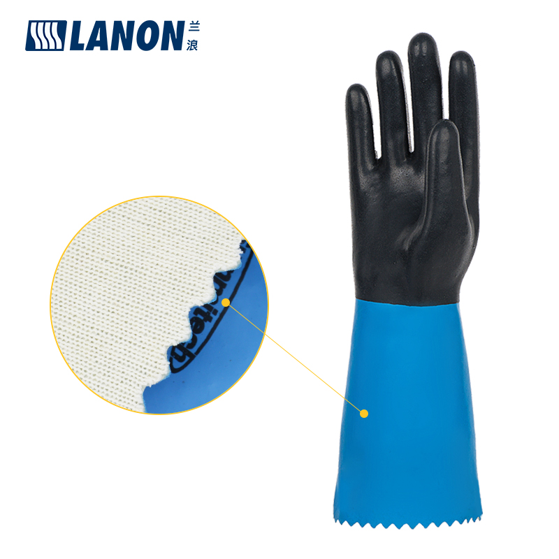 LANON蘭浪SR305氯丁橡膠防化手套圖片2 LANON蘭浪SR305氯丁橡膠防化手套圖片2