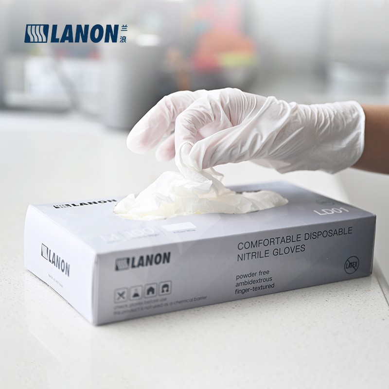 LANON蘭浪LD01一次性丁腈手套圖片2