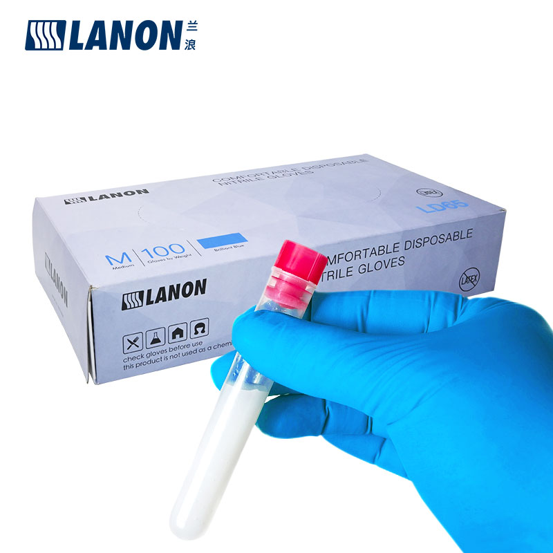 LANON蘭浪LD65一次性丁腈手套圖片1
