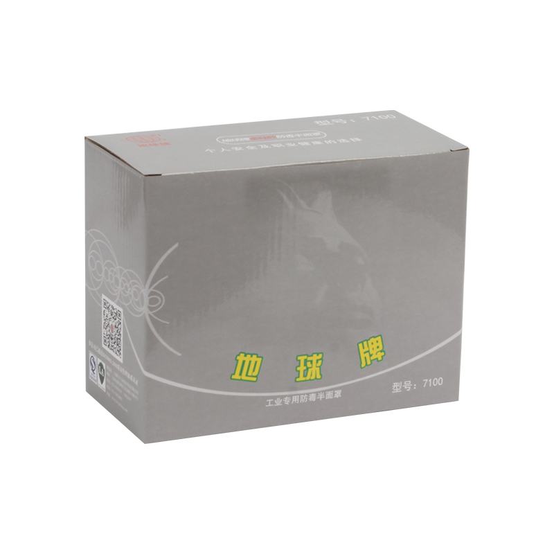 地球7100單濾盒半面罩防毒面具圖片3