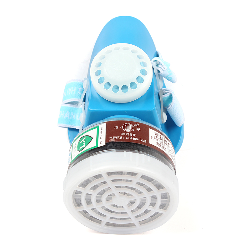 地球2596-1硅膠半面罩防毒面具圖片2