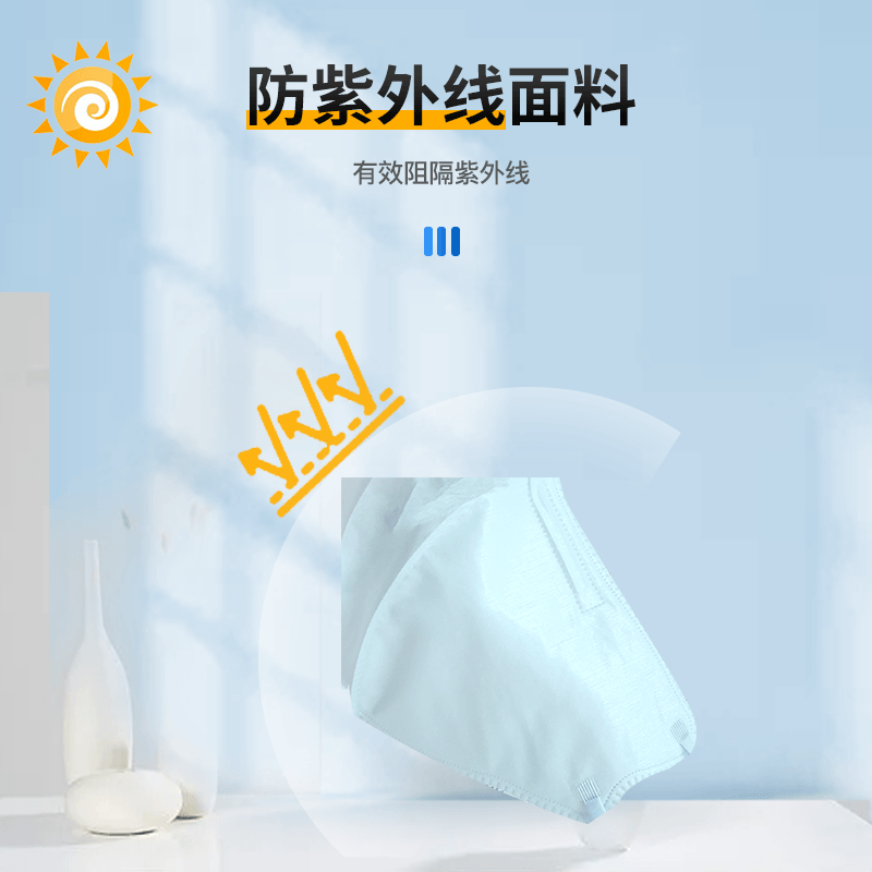 恩惠醫療平面防曬一次性醫用口罩圖片2