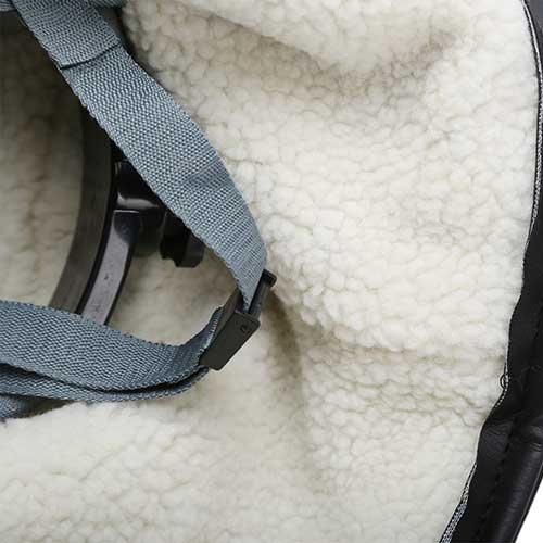 羿科60102807仿毛保暖安全帽防寒內襯圖片1