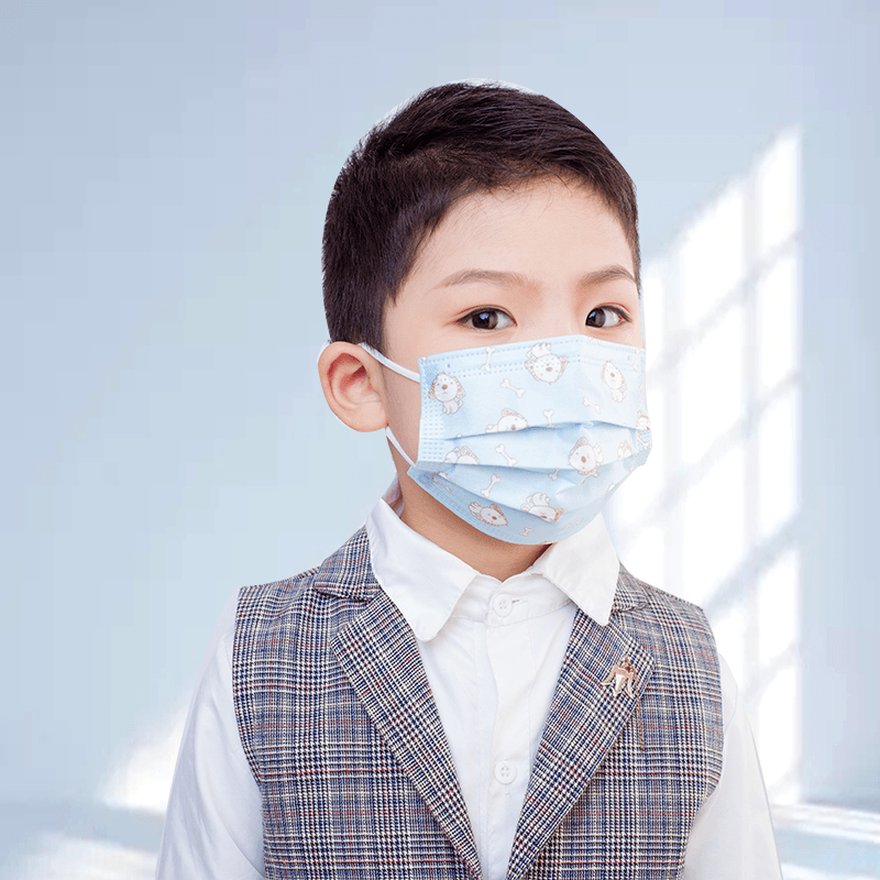 恩惠醫療平面一次性醫用兒童口罩圖片2
