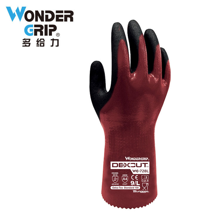 多給力WG-728L長筒全浸防油防割手套圖片2 多給力WG-728L長筒全浸防油防割手套圖片2