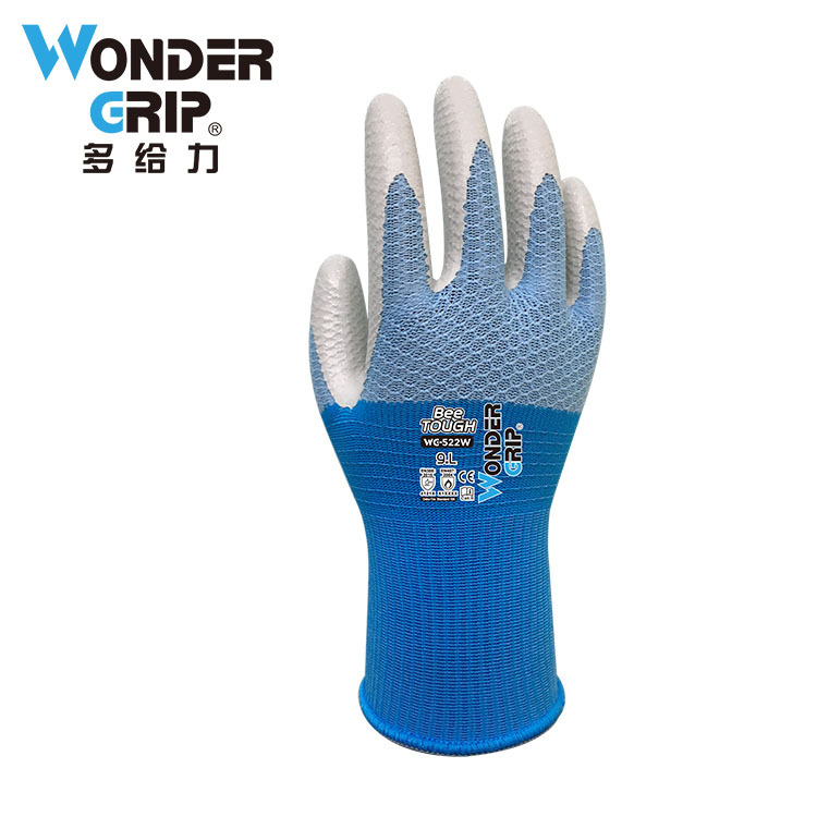 多給力WG-522W雙拼蜂巢耐磨勞保手套圖片2
