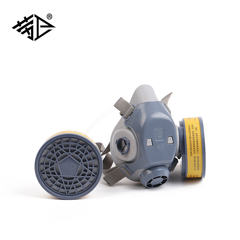 勞衛101A-7雙濾盒半面罩防毒面具圖片3