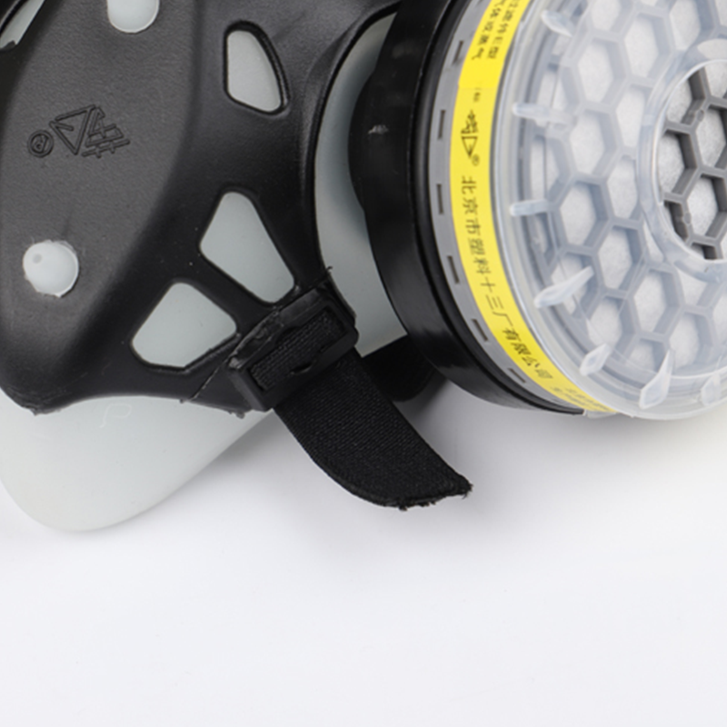 勞衛101D-7雙濾盒半面罩防毒面具圖片1