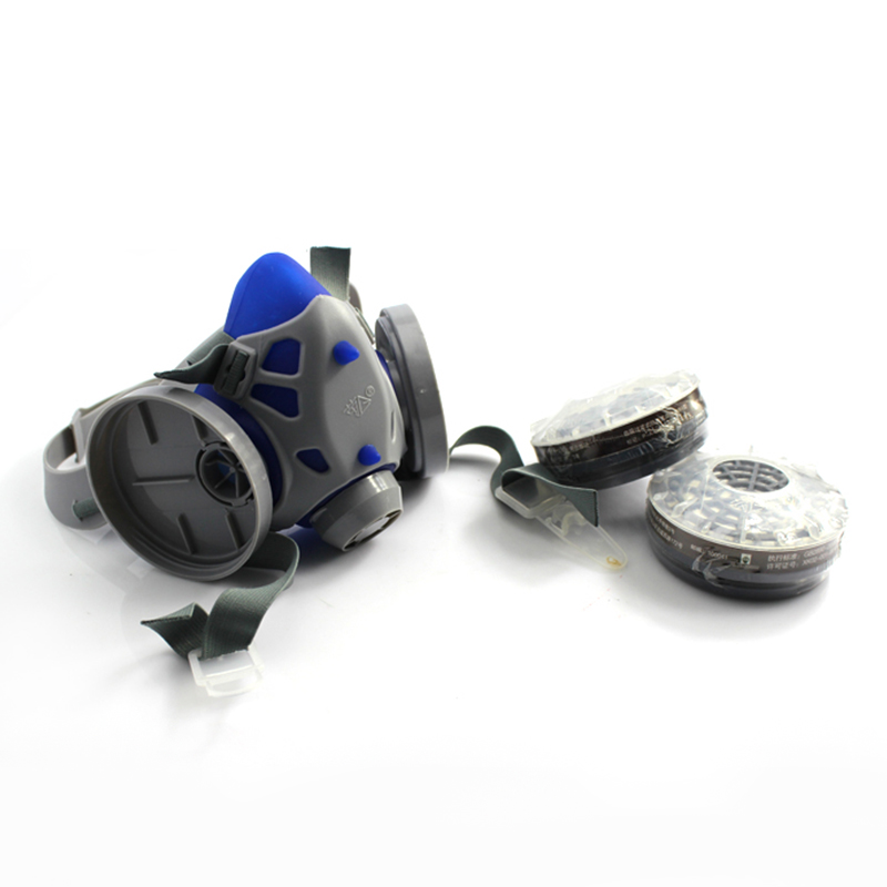 勞衛101E7雙濾盒半面罩防毒面具圖片4