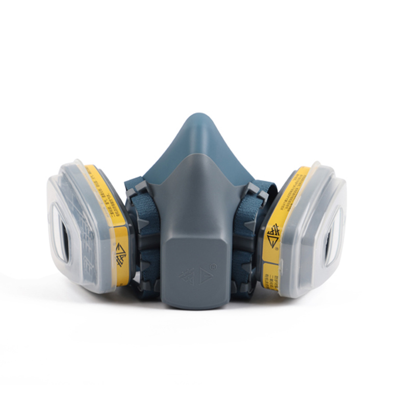 勞衛(wèi)101F-7雙濾盒半面罩防毒面具圖片1