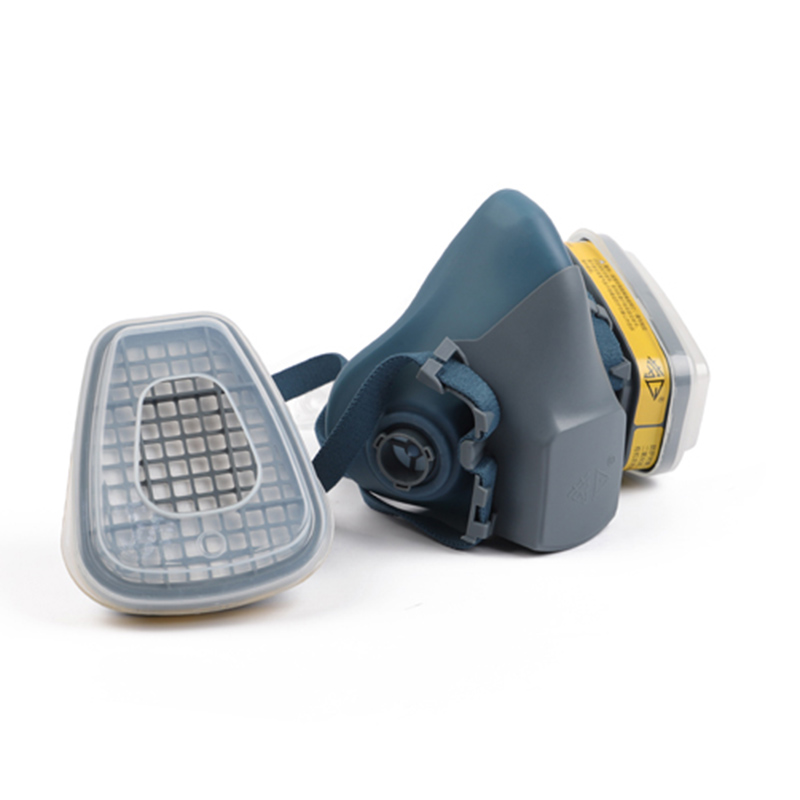 勞衛(wèi)101F-7雙濾盒半面罩防毒面具圖片3