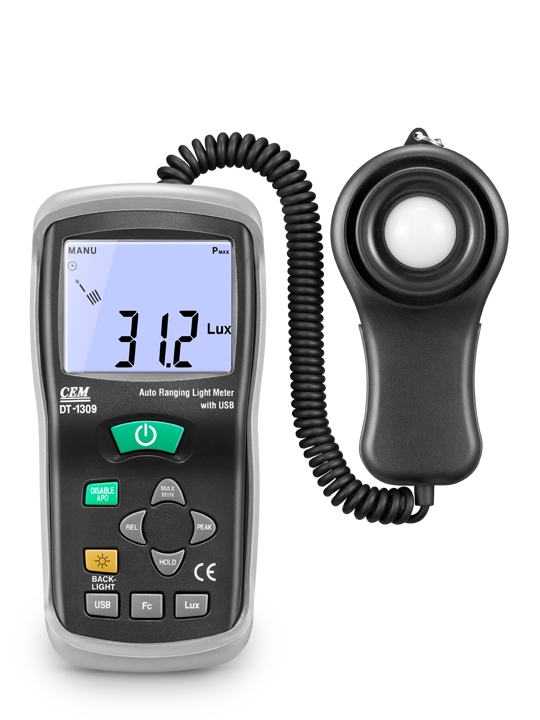 華盛昌DT-1309多功能數字式照度計圖片1 華盛昌DT-1309多功能數字式照度計圖片1