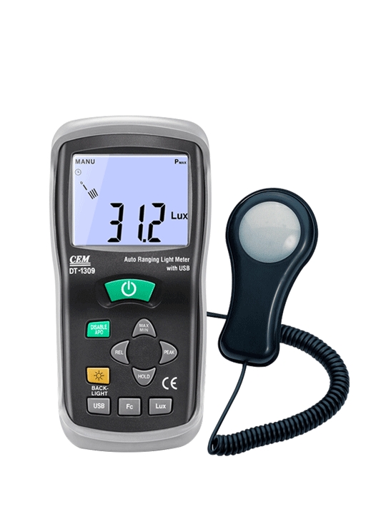華盛昌DT-1309多功能數字式照度計圖片2 華盛昌DT-1309多功能數字式照度計圖片2