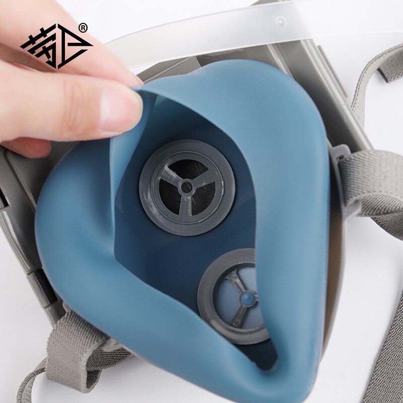 勞衛301-16單濾盒半面罩防塵面具圖片4