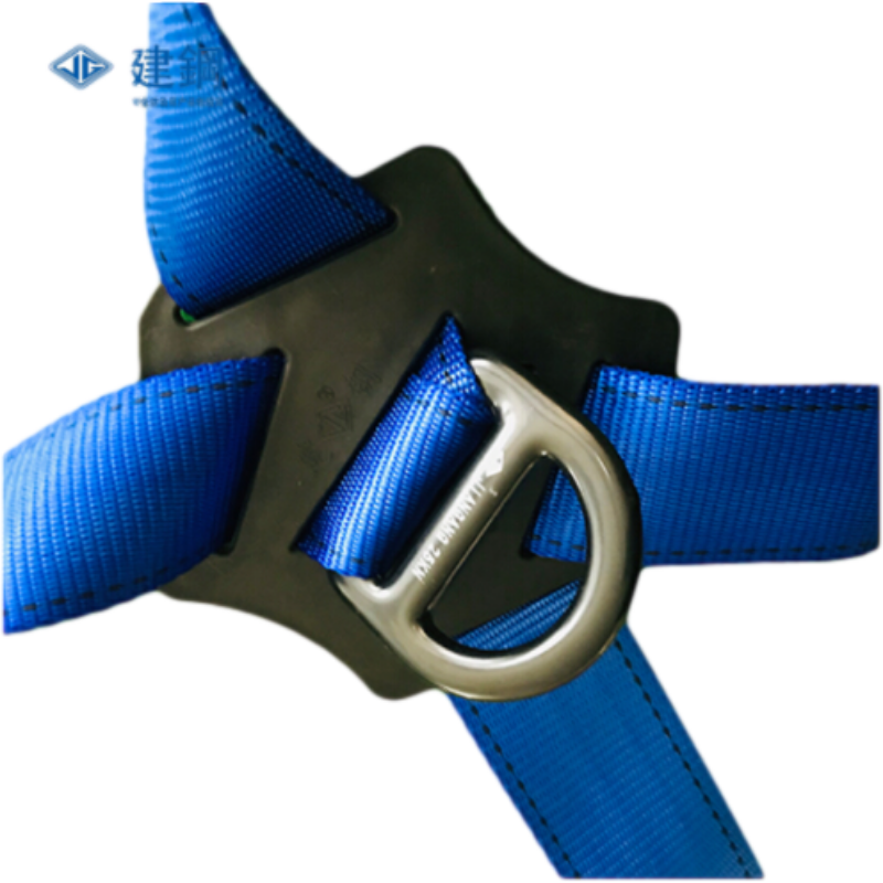 建鋼680161半身雙背雙保險藍色安全帶圖片1