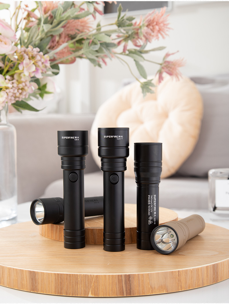 神火S33-H手持便攜強光手電筒圖片1