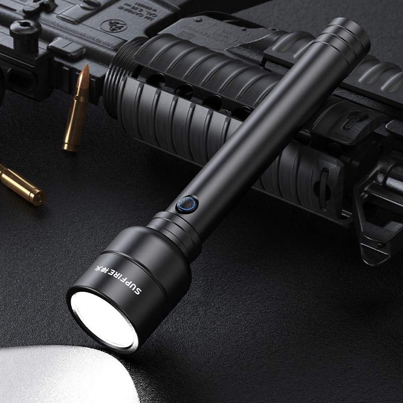 神火Y16戶外照明防身手電筒圖片1