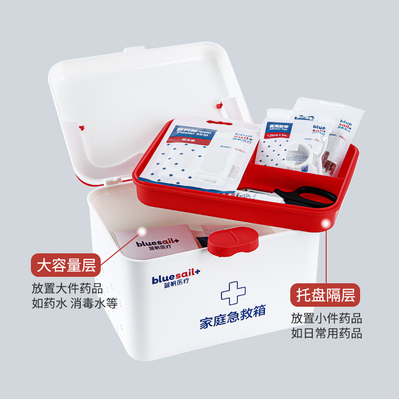 藍帆醫療JT-P001手提式家庭急救箱圖片2