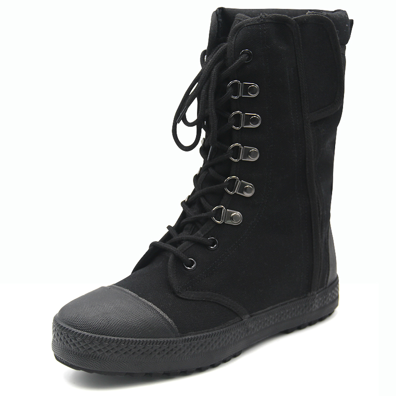 3537高腰防穿刺森林消防鞋 防穿刺耐磨工地勞保鞋圖片1