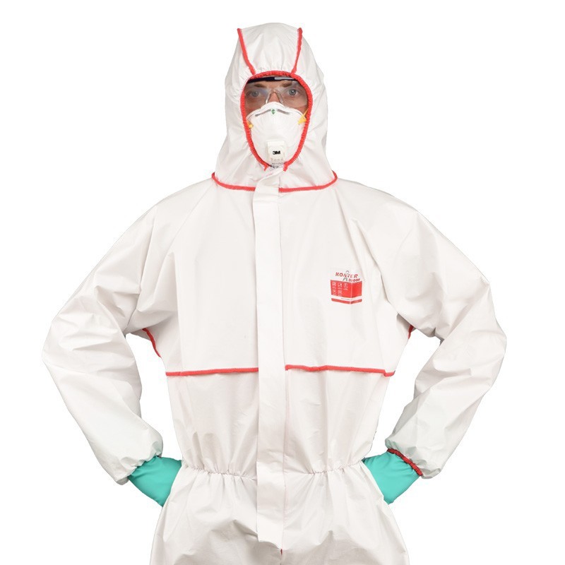 坤澤爾K2000B白色連帽防護服圖片2 坤澤爾K2000B白色連帽防護服圖片2