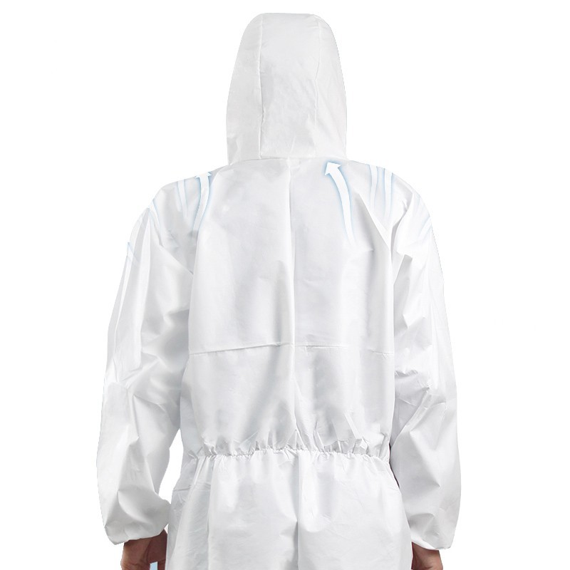 坤澤爾K500輕型白色連體防護服圖片3