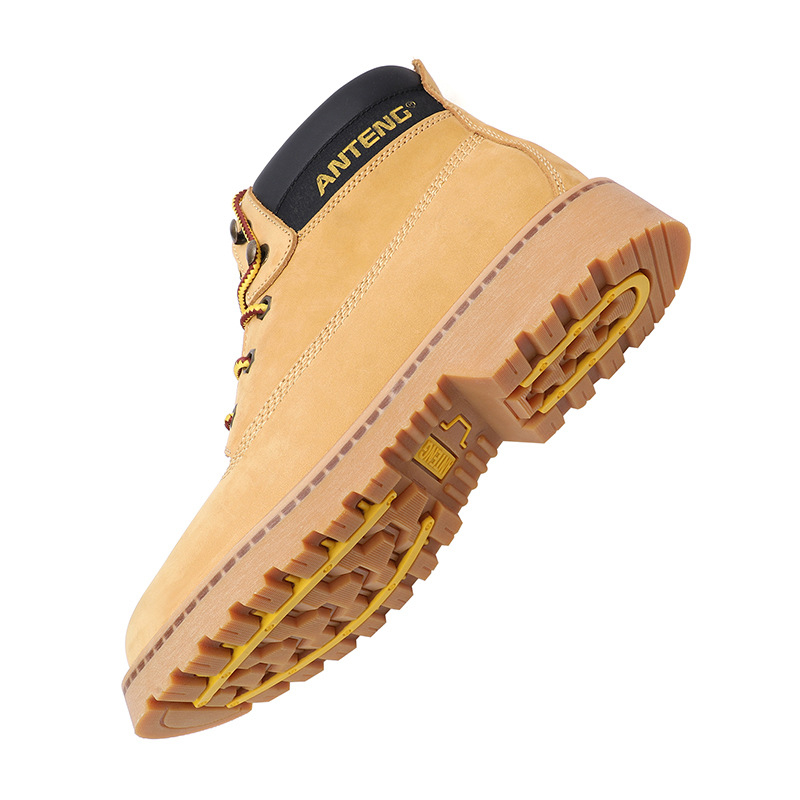 安騰A9609牛皮透氣防滑耐磨6KV絕緣鞋圖片2