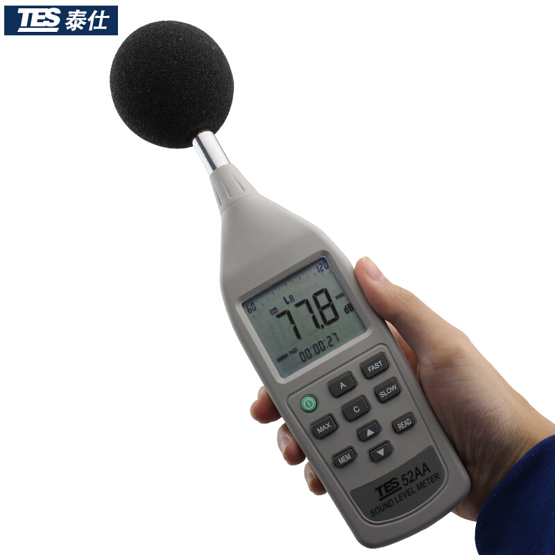 臺灣泰仕TES-52AA噪音計聲級計圖片1