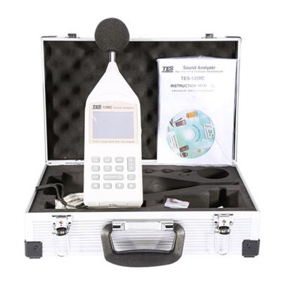 臺灣泰仕TES-1358C八音度即時音頻分析儀圖片2