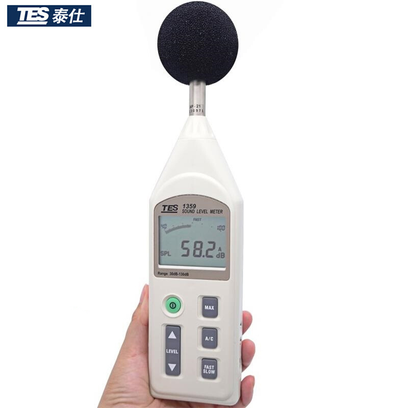 臺灣泰仕TES-1359數字噪音計圖片1