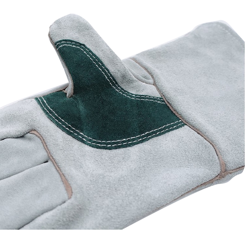 焊獸4154P原色二層拇指加條焊接手套圖片2 焊獸4154P原色二層拇指加條焊接手套圖片2