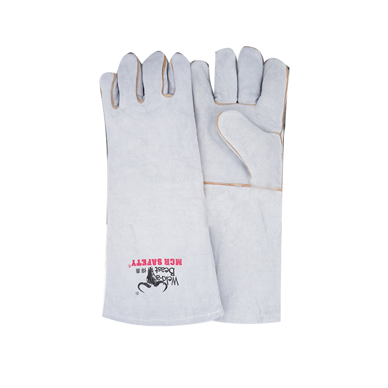 焊獸4150-16二層原色加長(zhǎng)電焊手套圖片3