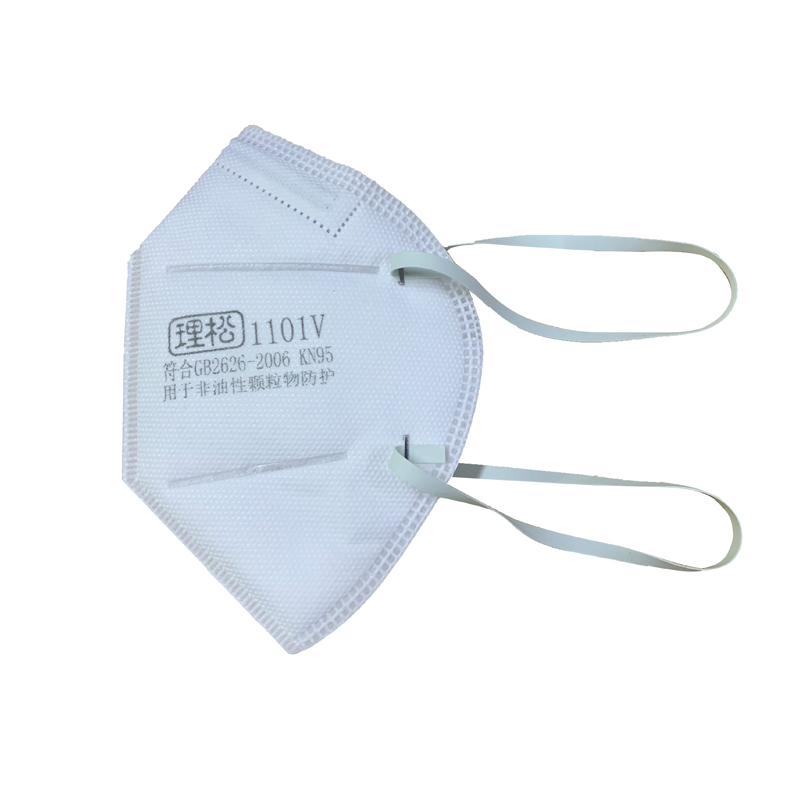 理松1101V折疊頭戴式防塵口罩圖片1