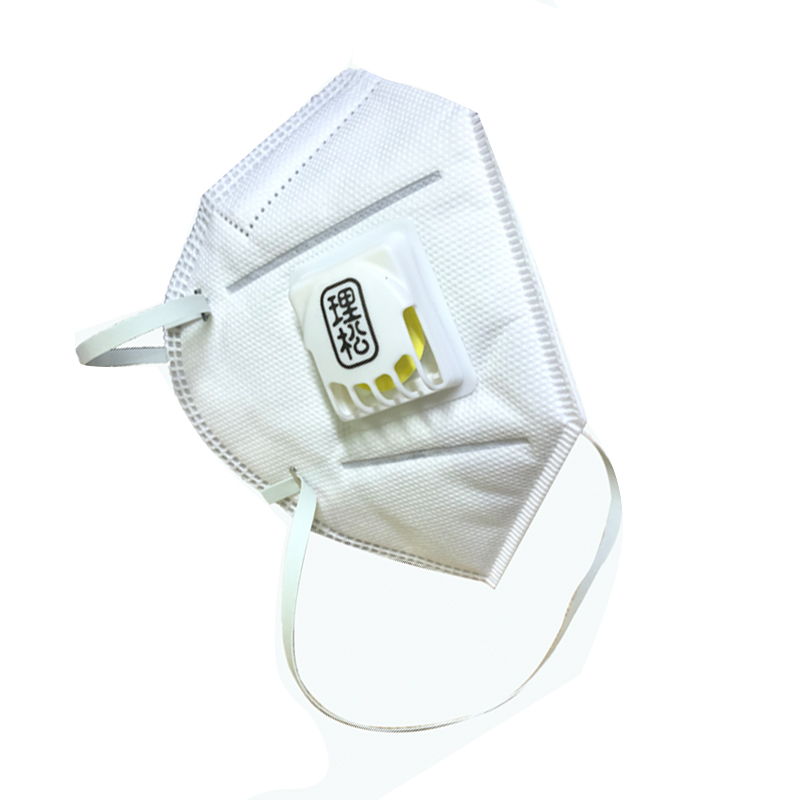 理松1101V折疊頭戴式防塵口罩圖片2