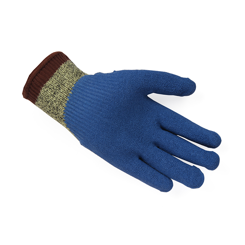 海太爾0081迷彩鋼絲乳膠涂掌防割手套圖片3