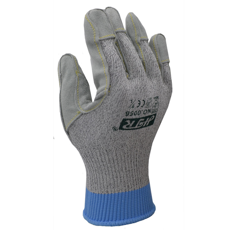 海太爾0056手掌縫皮防割手套圖片4