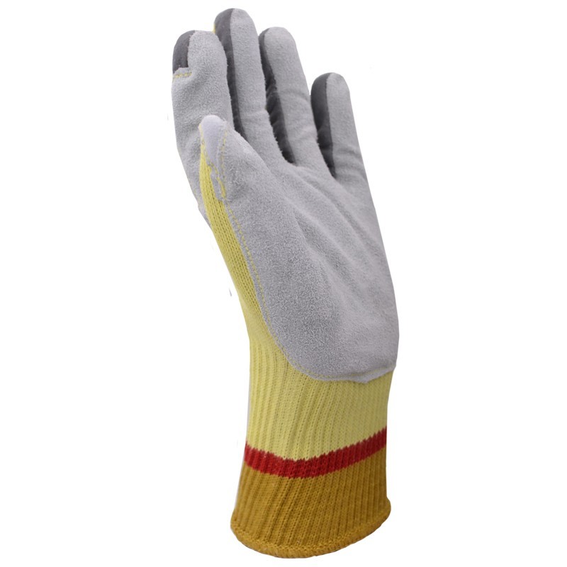 海太爾0061手掌縫皮防割手套圖片3