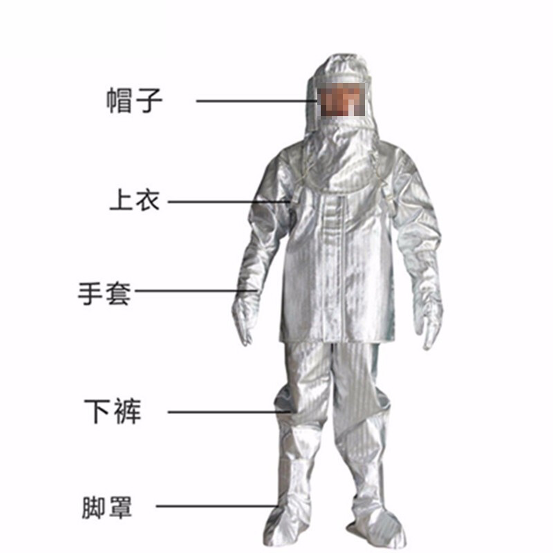 淮海芳綸鍍鋁耐高溫防燙隔熱服圖片1