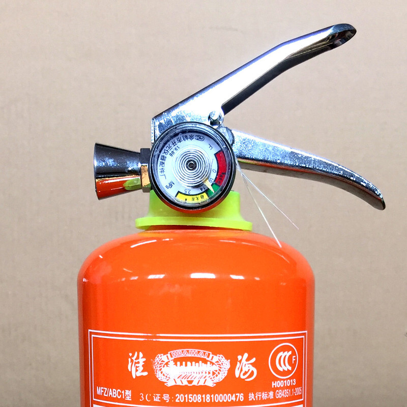 淮海MFJ500橙色款車載干粉滅火器圖片4