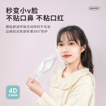 界面韓式口罩3d立體白色一次性醫用口罩圖片1