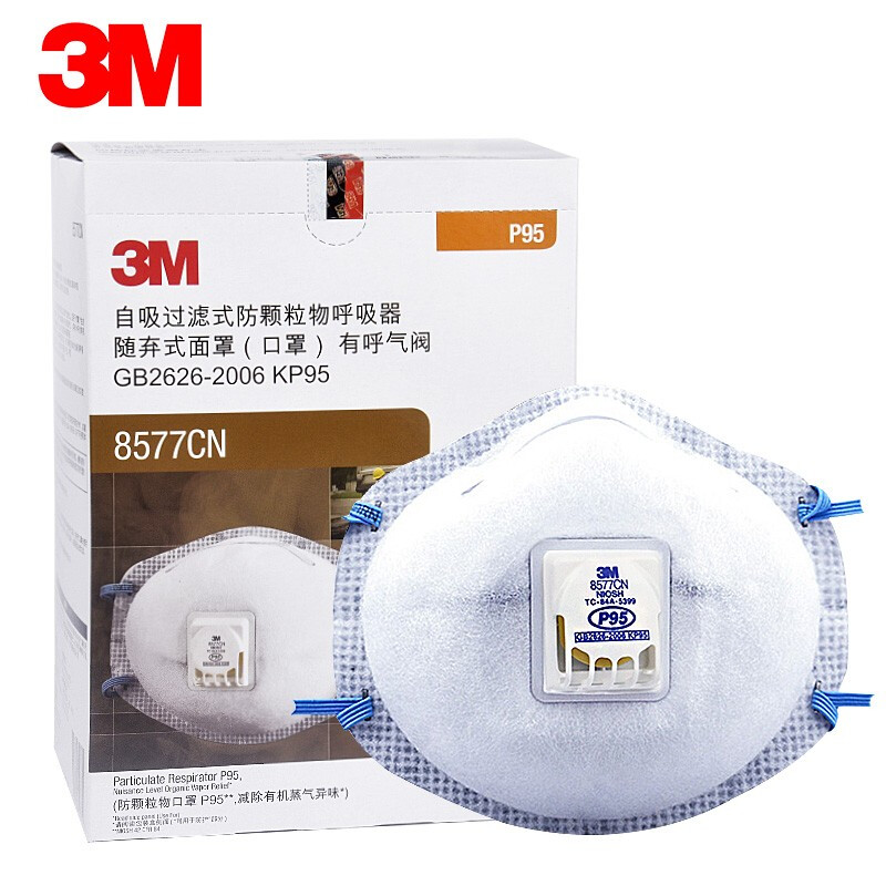 3M8577CN防有機蒸氣異味及顆粒物防塵口罩圖片2