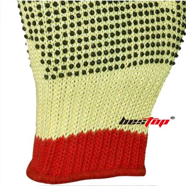 bestop倍護B5033-2芳綸PVC點塑阻燃防割手套圖片2