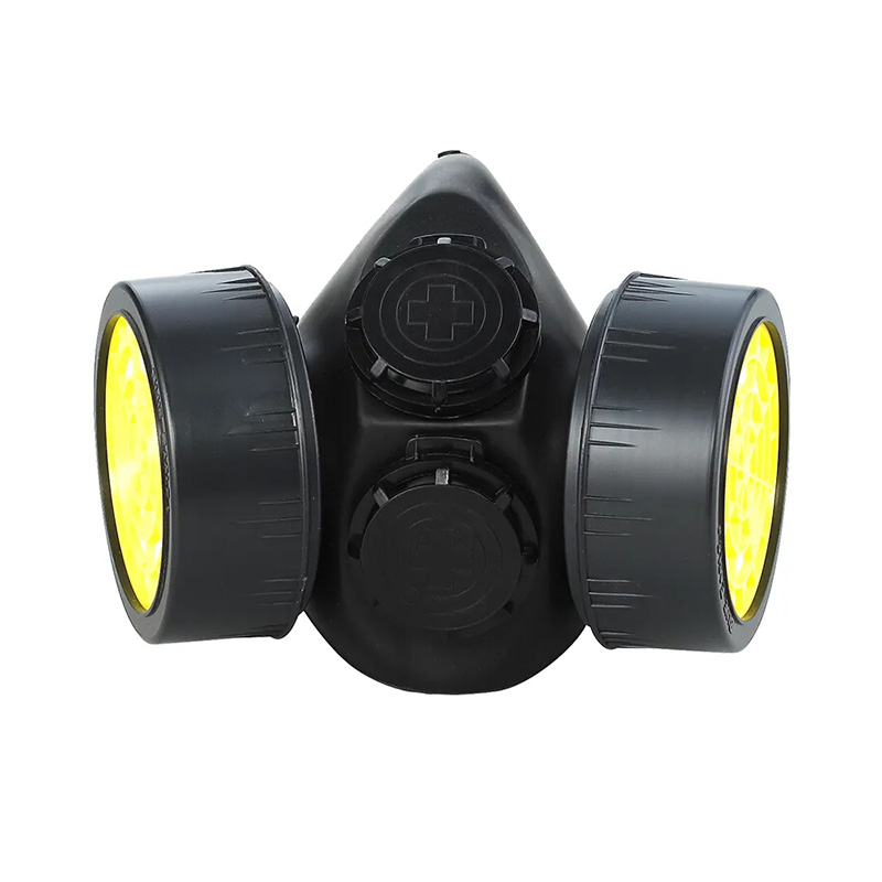 藍鷹NP306橡膠雙濾盒半面罩防毒面具圖片1