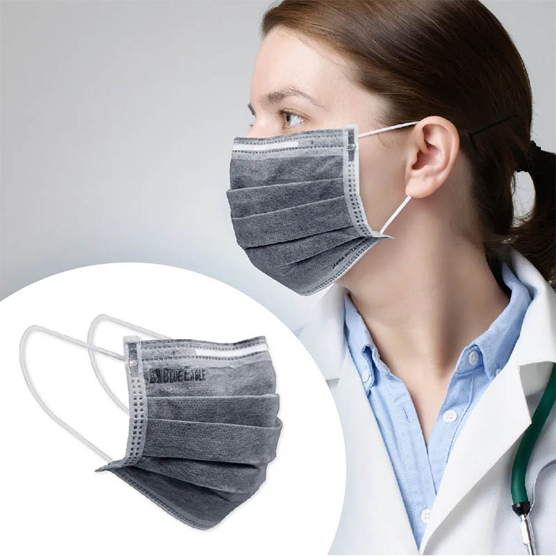 藍(lán)鷹NP12活性炭一次性口罩圖片1