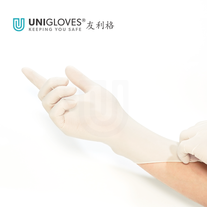 友利格舒適COMFORT PLUS U0600一次性無粉乳膠檢查手套圖片2
