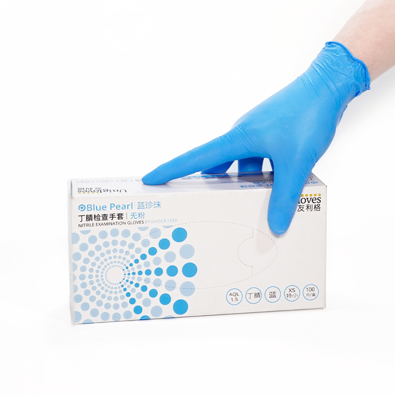 友利格珍珠PEARL U5300靈巧款一次性無粉丁腈手套圖片2