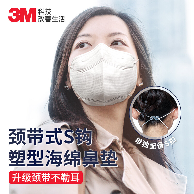 3M9513折疊頸戴式輕型KN95防塵口罩圖片4 3M9513折疊頸戴式輕型KN95防塵口罩圖片4