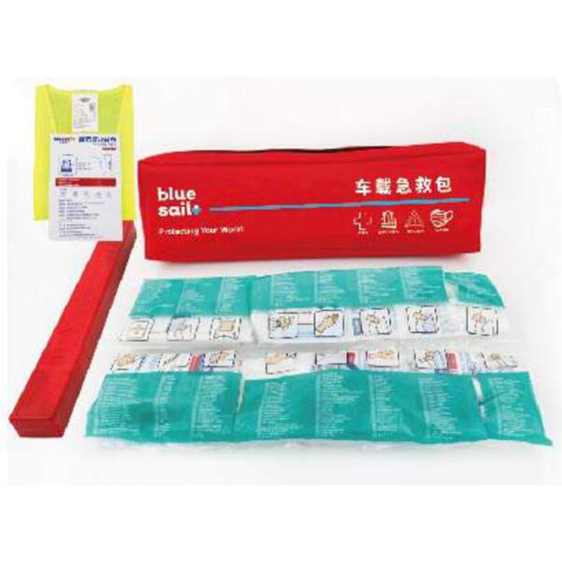 藍帆醫療CZ-B008旗艦款紅色車載急救包圖片1